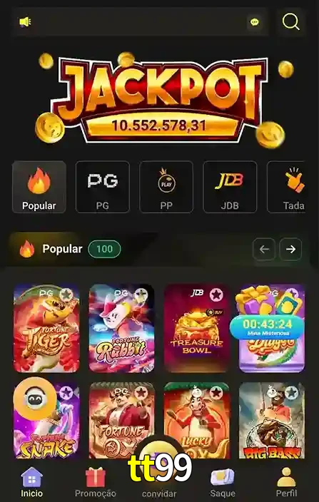 Promoções Especiais no tt99 App
